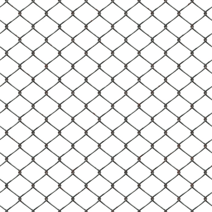 Steel fencing mesh - galvanized and plastic coated