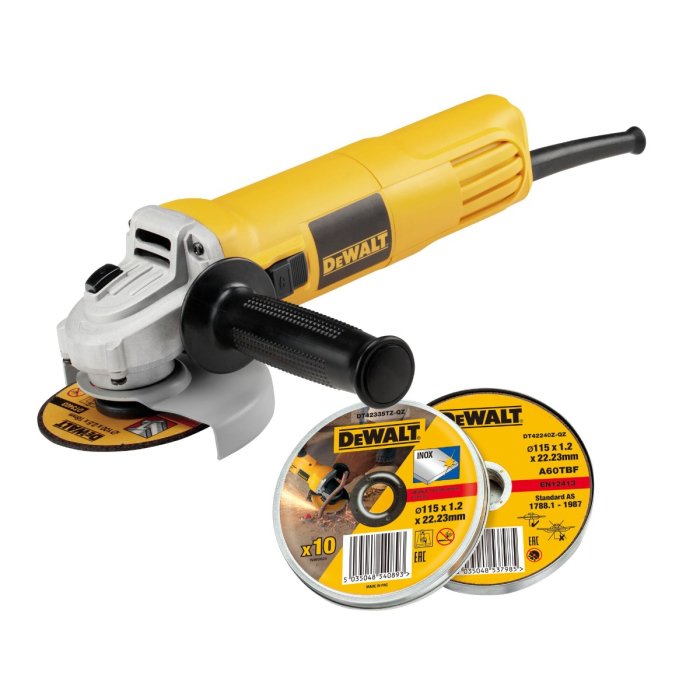 DeWalt DWE4114 Mini Angle Grinder 115mm 950W | Key...